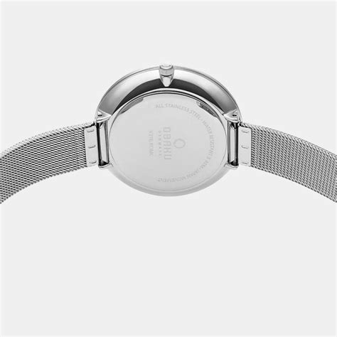Obaku Viol Women Silver Stainless Steel Watch V211LXCIMC – Just In Time