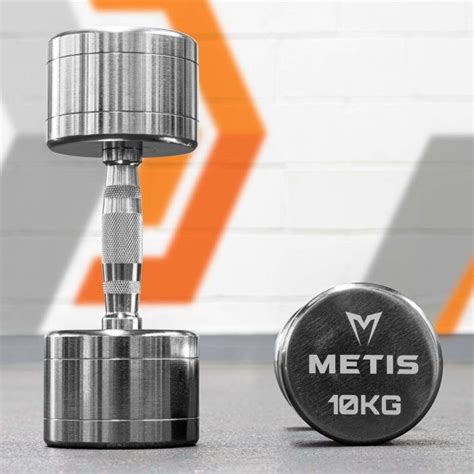 METIS Chrome Dumbbells [2.5kg - 30kg] | Net World Sports