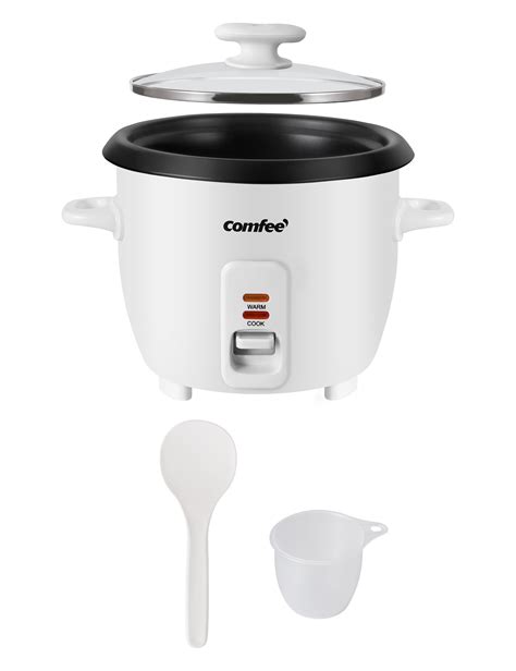 Comfee Rice Cooker, 6-Cup Cooked, Nonstick Removable Bowl, One-Touch ...