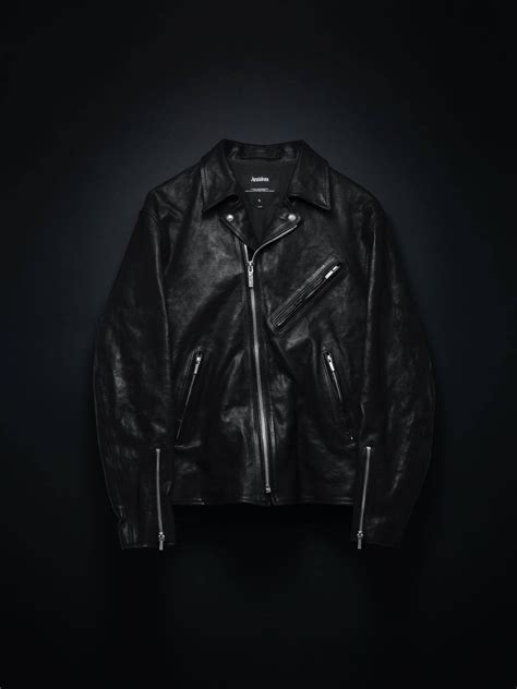Leather Double Riders Jacket -Black- | HANGOUT