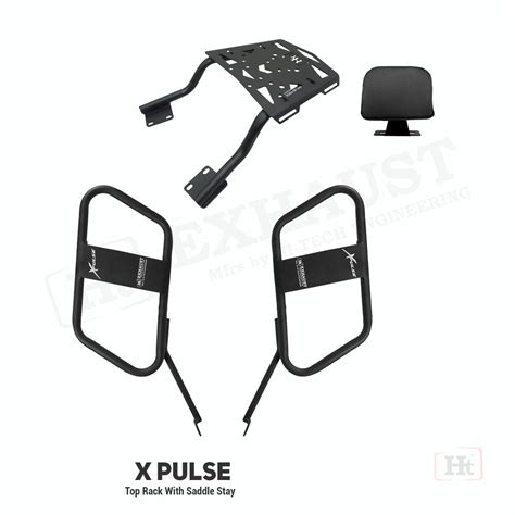 Hitech Xpulse 200 Top Rack with Saddle Stay Removable Seat Rest – Moto Modz