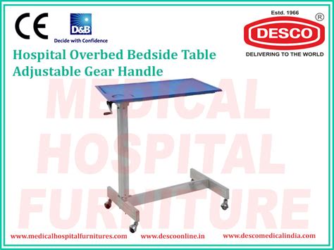 Hospital Adjustable Bedside Tables Manufacturer and Supplier India