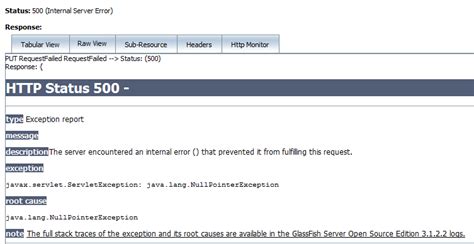 Image result for Error 500 Java.lang NullPointerException