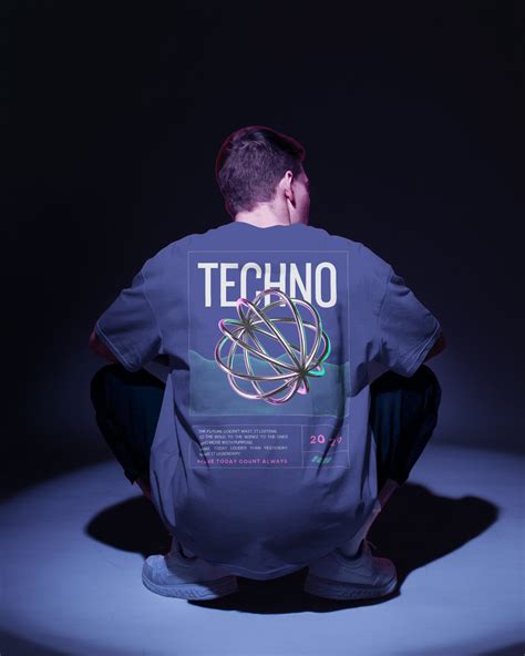 TECHNO 2029 DTF printed 240 GSM 100% Cotton Oversized T-Shirt – Premiu ...