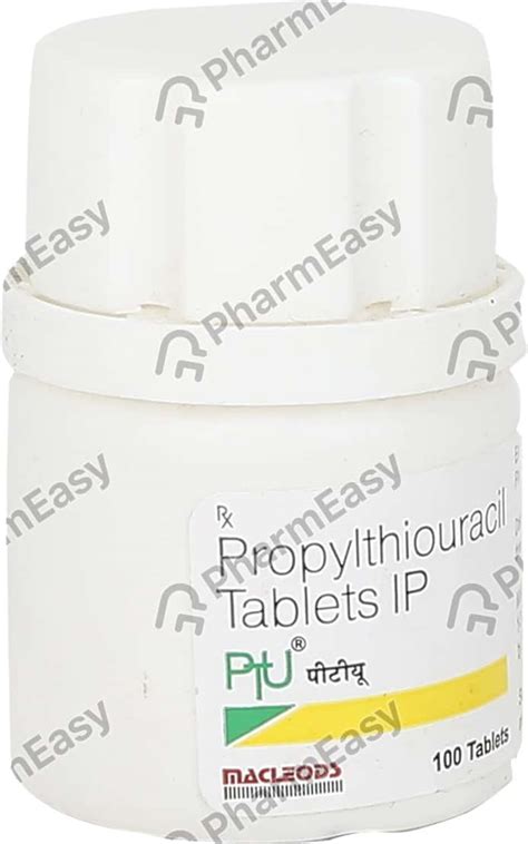 Buy Ptu 50 MG Tablet (100) Online & Save Up to 24% at PharmEasy