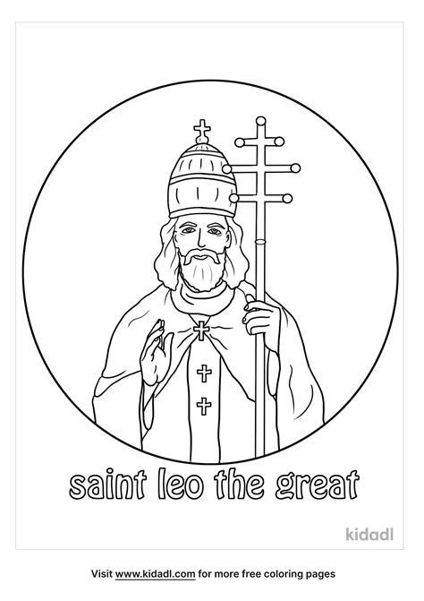 Saint Leo The Great Coloring Pages