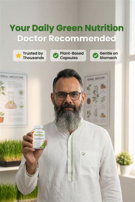 NutraHerbal Wheatgrass Capsules | Wheat Grass Capsule for Detox, Immun ...