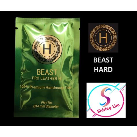 HORO Beast Pro Play Hard Leather Tip Pool Tip , Billiard cue tip , tip ...