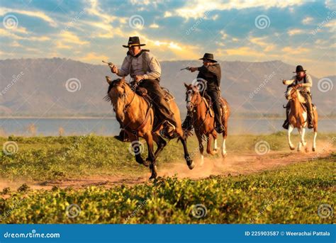 Cowboys On Horses Stock Photo | CartoonDealer.com #32843754