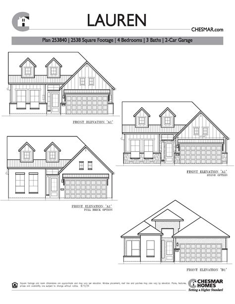Lauren 50' & 60' Lot | Chesmar Homes