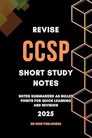 Revise CCSP : Short Study Notes: Notes summarized as bullet points for ...