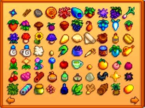 Stardew Valley - Items Shipped by @stefanies1