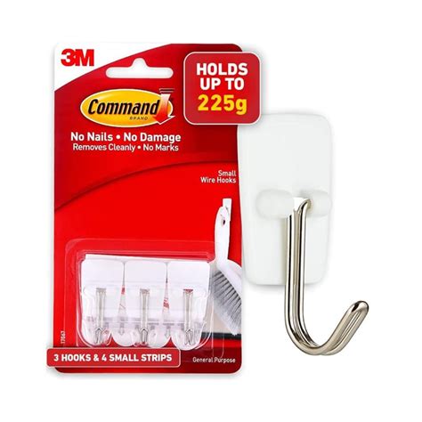 3M, Wire Hook - COMMAND | SMALL | Set of 3. – OXFORD stationers