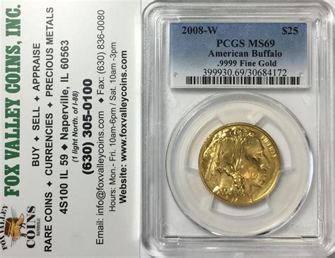 Fox Valley Coins, Inc | We have this neat pair of 2008 Gold Buffalos in ...