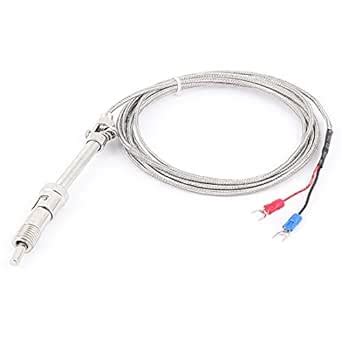 Uxcell K Type Temperature Controller Thermocouple Probe Cord 0 to 400C ...