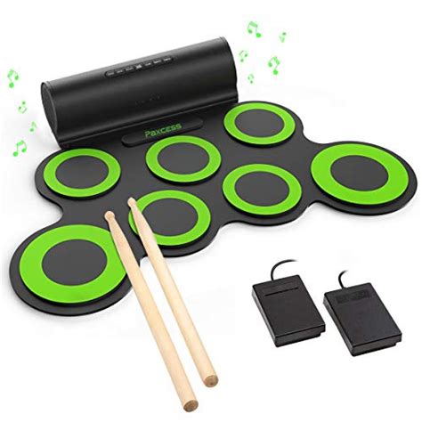 Electronic Drum Pad - PAXCESS Roll Up Drum Practice Pad - Yinz Buy
