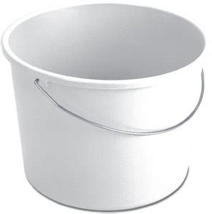 STERILITE Sterilite 11670024 5 Quart/4.7 Liter Handy Pail, White Pail w ...