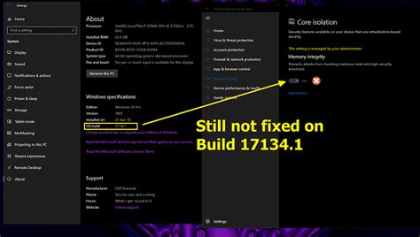 Image result for Turn Off Core Isolation Memory Integrity