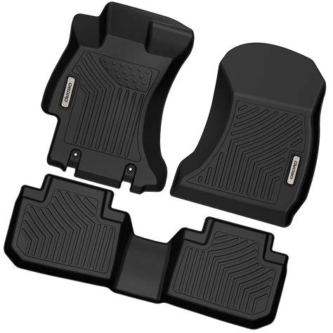 RVNI Floor Mats for 2019-2024 Subaru Forester 3D TPE Rubber Front & 2nd ...
