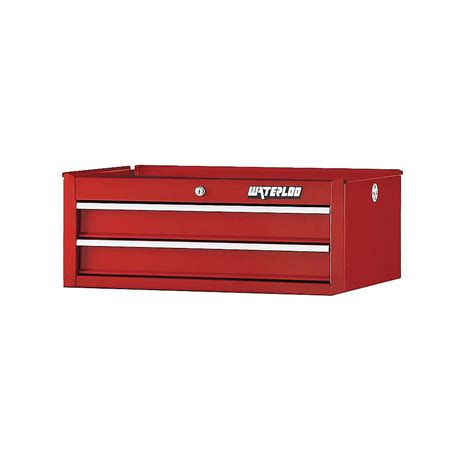 WATERLOO WIN-262RD Intermediate Tool Chest, 2 Drawers, 26" x 16" x 10.5 ...