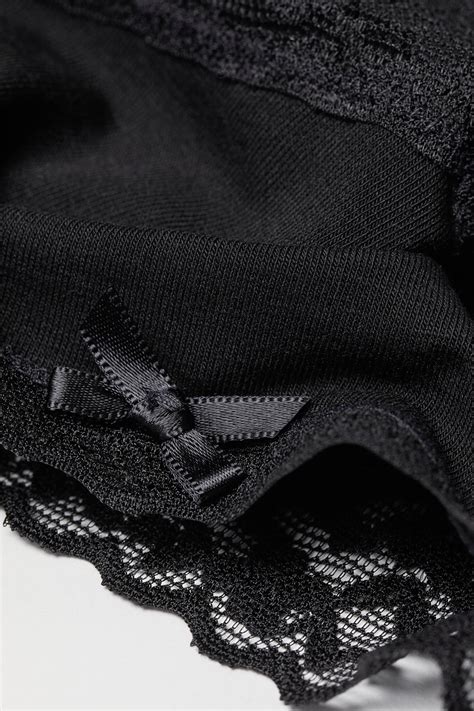 3-pack cotton hipster briefs - Black - Ladies | H&M IN