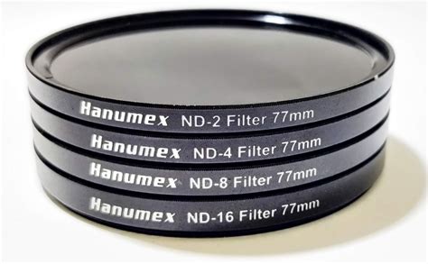 Buy Shomex® 77mm ND Lens Filter Kit: ND2 ND4 ND8 ND16, Lens Cleaning ...