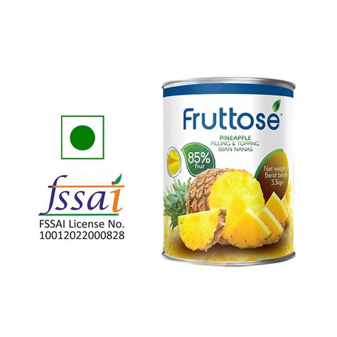 Fruttose Pineapple Filling & Topping 3.3Kg - Damati Foods