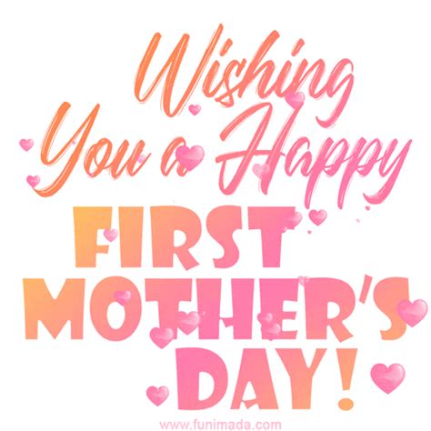 Happy First Mother's Day GIF - Download on Funimada.com