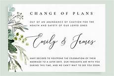 Chagne Wedding Invitations by 20 Quot Change The Date Quot Cards To Postpone Your Wedding Chagne Wedding Invitations