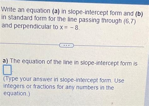 Image result for How to Write an Equation Using the Slope Intercept Form
