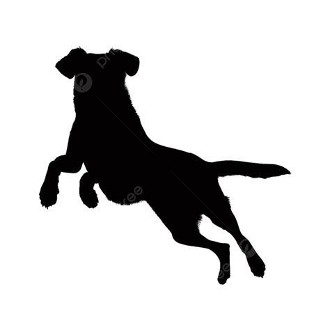 Jumping Puppy Silhouette