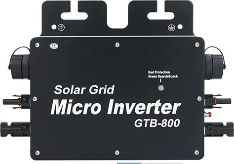 Amazon.co.jp: GTB-800 スマート インバーター ソーラー マイクロ インバーター グリッド タイ インバーター サポート ...