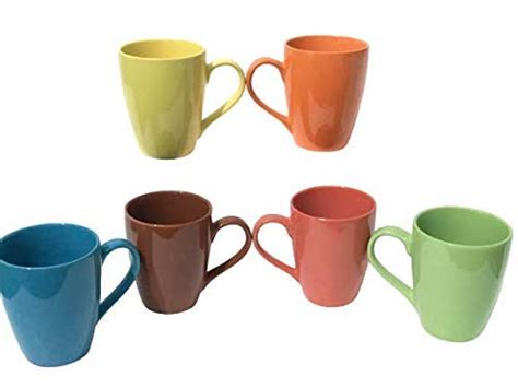 Buy JRP MART New Stylish Ceramic Multi Color Medium Size Tea/Coffee ...