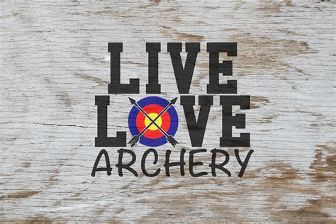 Live Love Archery SVG Graphic by dragonweavercrafts · Creative Fabrica