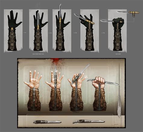 Assassins Creed Hidden Blade Blueprints Assassins Creed 2 Hidden Blade