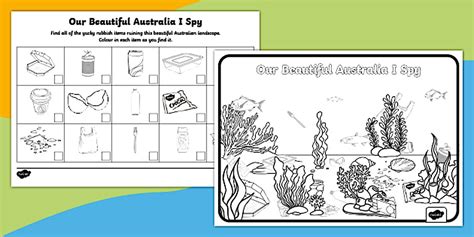Our Beautiful Australia I Spy Activity
