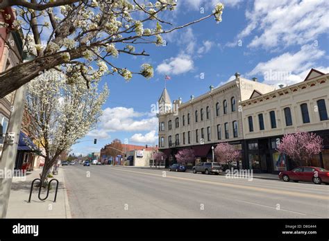Downtown Baker City, Oregon Stock Photo - Alamy