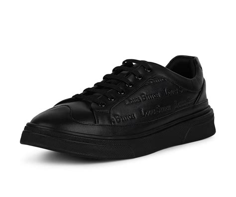Buy LOUIS STITCH Egyptian Black Shoes for Men | Lightweight Shoes ...