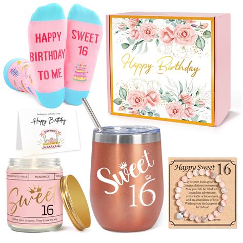 Amazon.com | 16th Birthday Gifts for Girls, Sweet 16 Birthday Gift ...