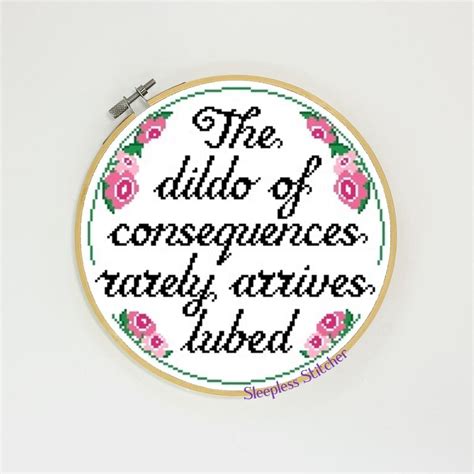PDF Cross Stitch Pattern - the Dildo of Consequences - Etsy
