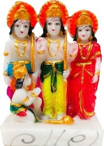 techaxis Ram Sita Laxman Hanuman Idol God Ram,Laxman,Sita & RAM Darbar ...