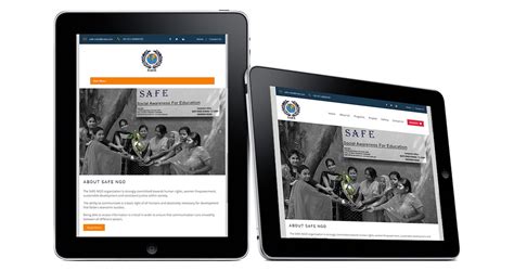Safe NGO | Website Design | Kreatizz