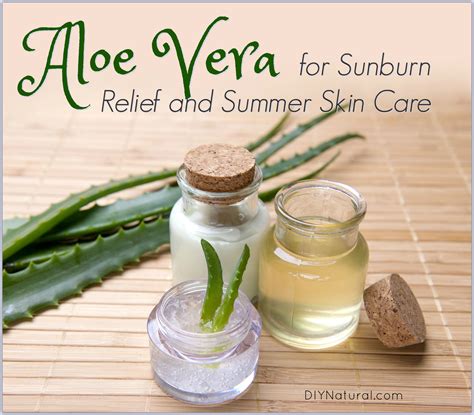 Home Remedies for Sunburn: Using Aloe Vera for Summer Skin Care
