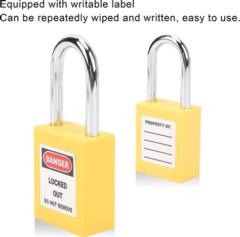 Lockout Padlock Safety Padlock with Key 5 Sets 38mm India | Ubuy