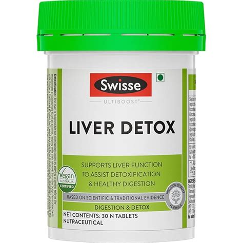 Swisse Liver Detox (Australia's No.1 Liver Health Product) with High ...
