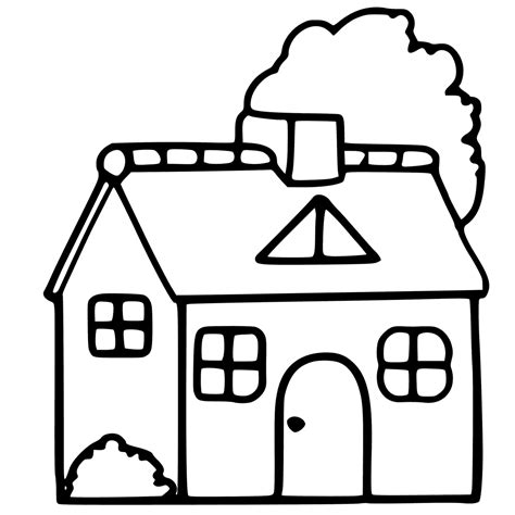 House Coloring Pages – Printable Coloring Pages. FREE
