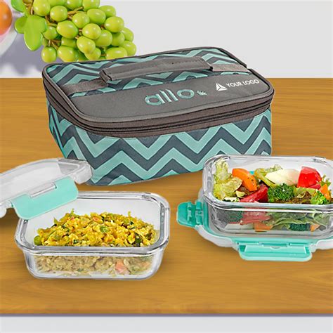 Custom Lunch Box with Name | Allo Microwave Oven Safe 2pc Glass Lunch ...