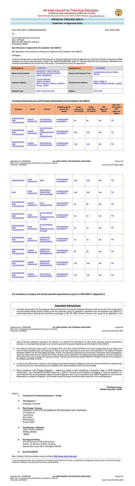 UGC, AIU, IAU Recognized | NBA, NAAC Acceredited University In Punjab ...