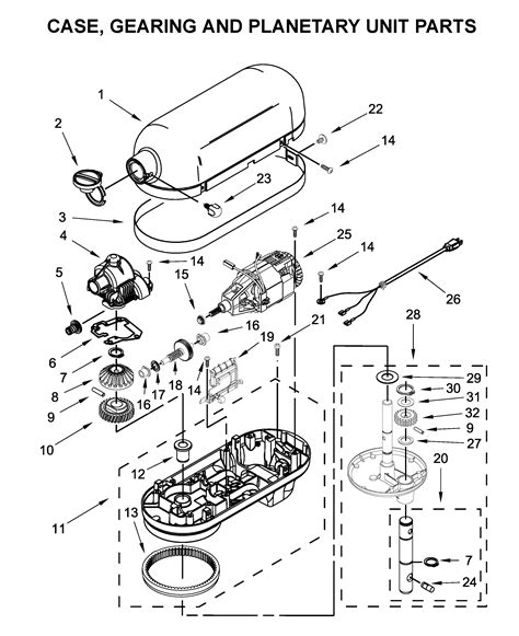 kitchenaid stand mixer parts diagram | Free Wallpaper