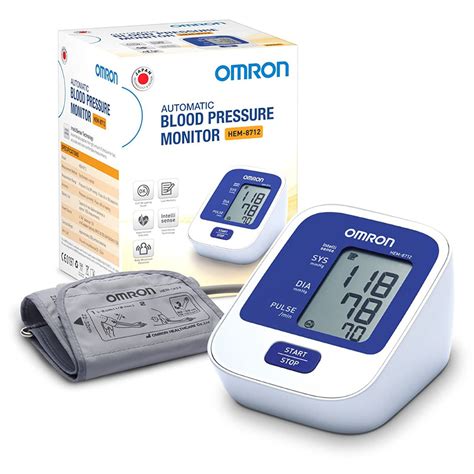 Buy Omron Automatic Blood Pressure Monitor HEM-8712, 1 Count | 19 ...